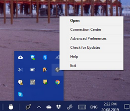 Citrix Receiver Tray Icon and Connection Center Access